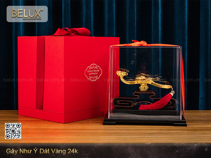 Gậy Như Ý Dát Vàng 24k